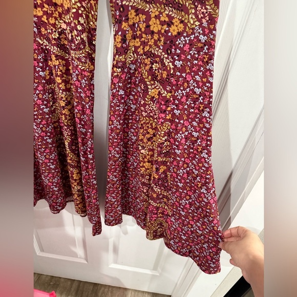 Juniors' SO® Patchwork Flared Pants - Picture 4 of 8